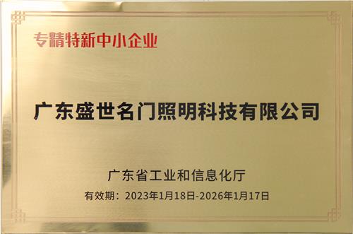 省专精特新企业