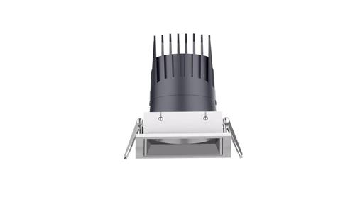 深防眩方形单头COB格栅灯 GS750A