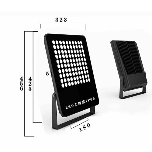 90度泛光100W