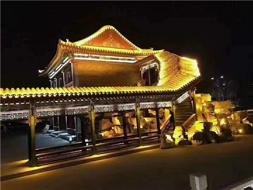 古建筑瓦片灯 工程案例