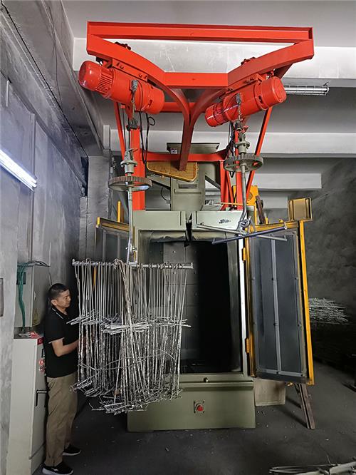 电泳挂具打砂机