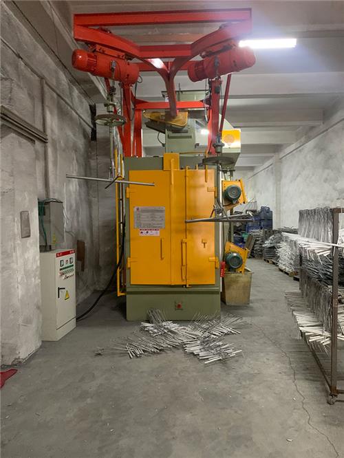 电泳挂具打砂机