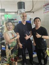 德國機械工程師 Michél Haese 來到進行技術研討