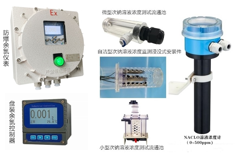  次氯酸鈉在線濃度計/高濃度余氯測控儀 