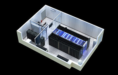 廣州網絡通信機房|參觀通道|精密空調配電間效果圖制作渲染
