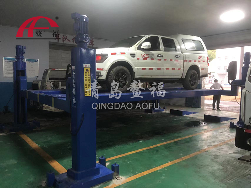 40T橫梁舉升機(jī)大噸位鰲福廠家供應(yīng)汽車維修舉升機(jī)大車舉升機(jī)橫梁