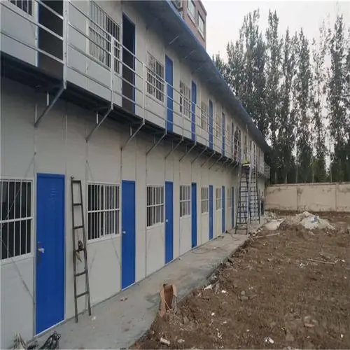 天津寶坻區彩鋼板房生產廠家 工地彩鋼二樓單層板房安裝原始圖片3