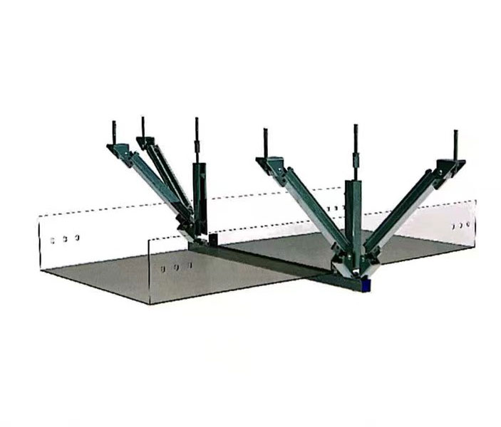 電纜橋架側向+縱向抗震支架