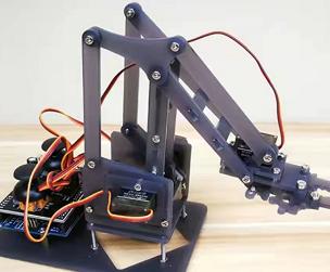 通用技術鴻智科普科學探究 實驗儀器 電動機械手制作套件