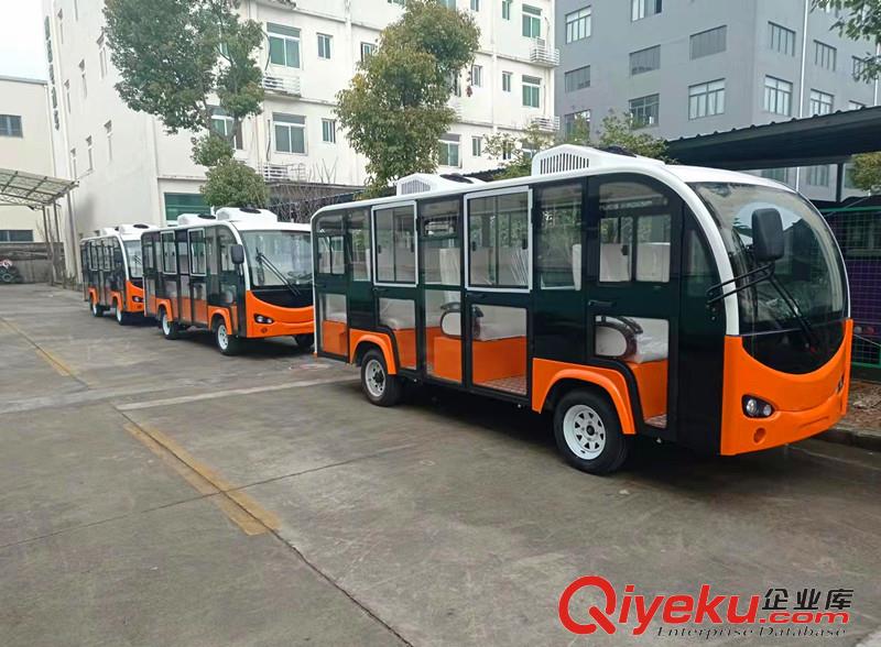 嘉興 14座旅游觀光車全封閉帶空調電動觀光車原始圖片3