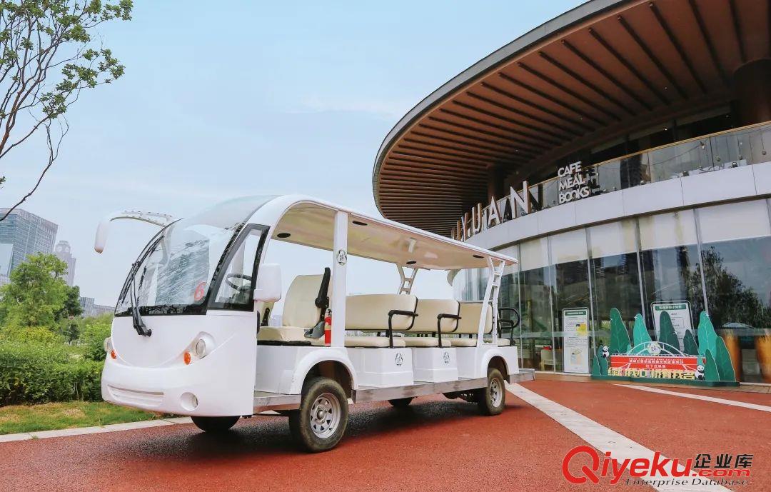 14座新能源觀光車 純電動敞篷旅游車 景區游覽接待車