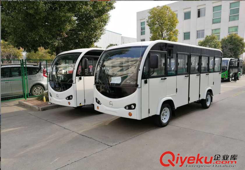 蘇州景區(qū)11座敞開式電動(dòng)觀光車 14座帶空調(diào)電動(dòng)游覽車