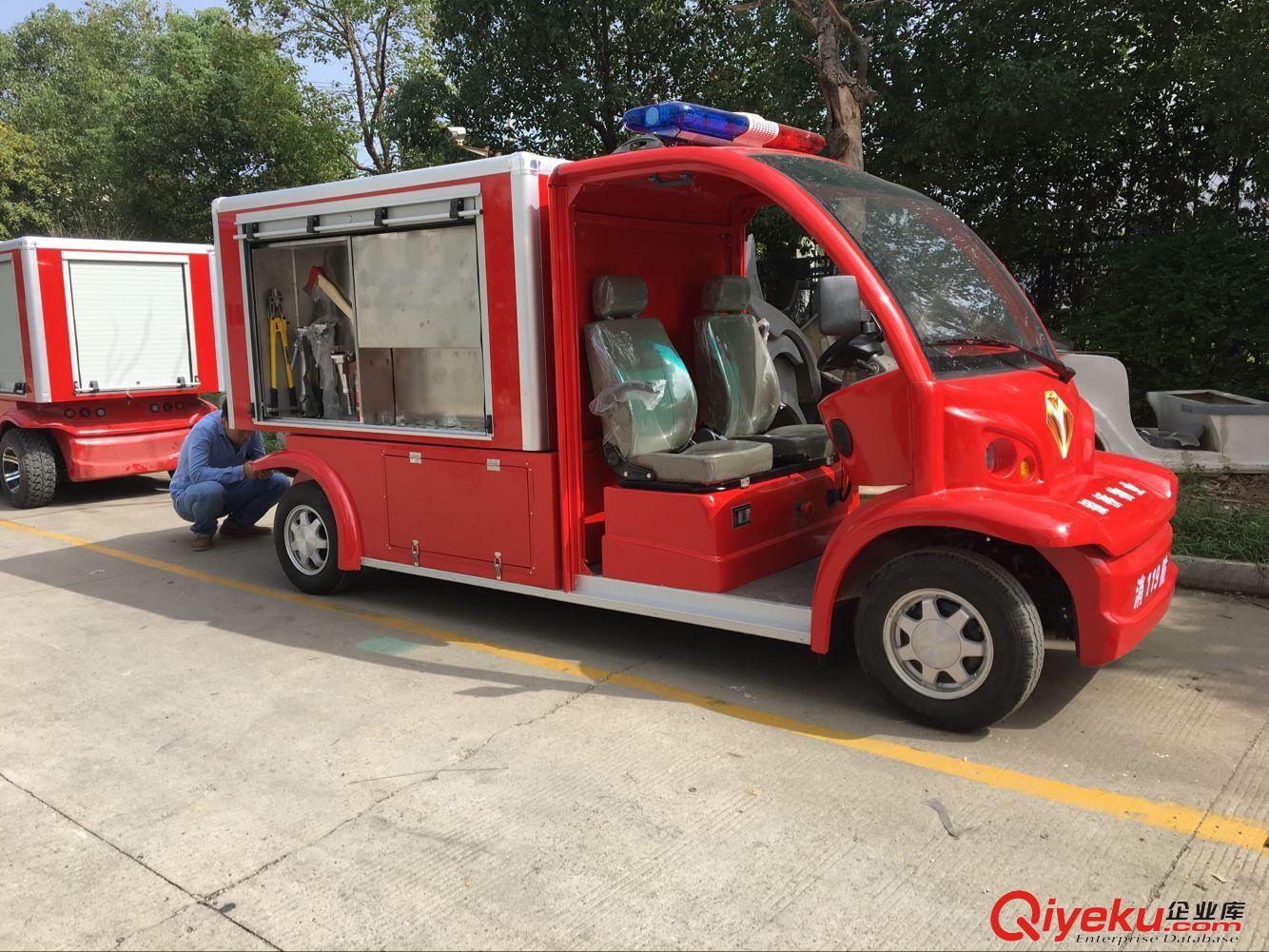 4-5人電動消防車，微型電動消防演習(xí)車