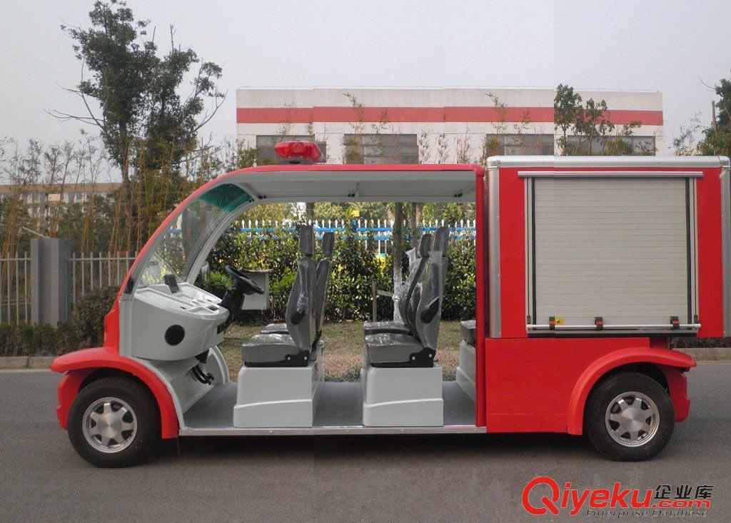 4-5人電動消防車，微型電動消防演習車原始圖片3