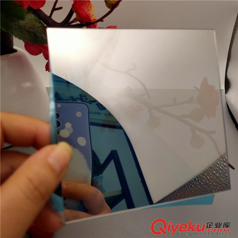亞克力半反半透鏡片半透明鏡子燈光畫pc雙面鏡片