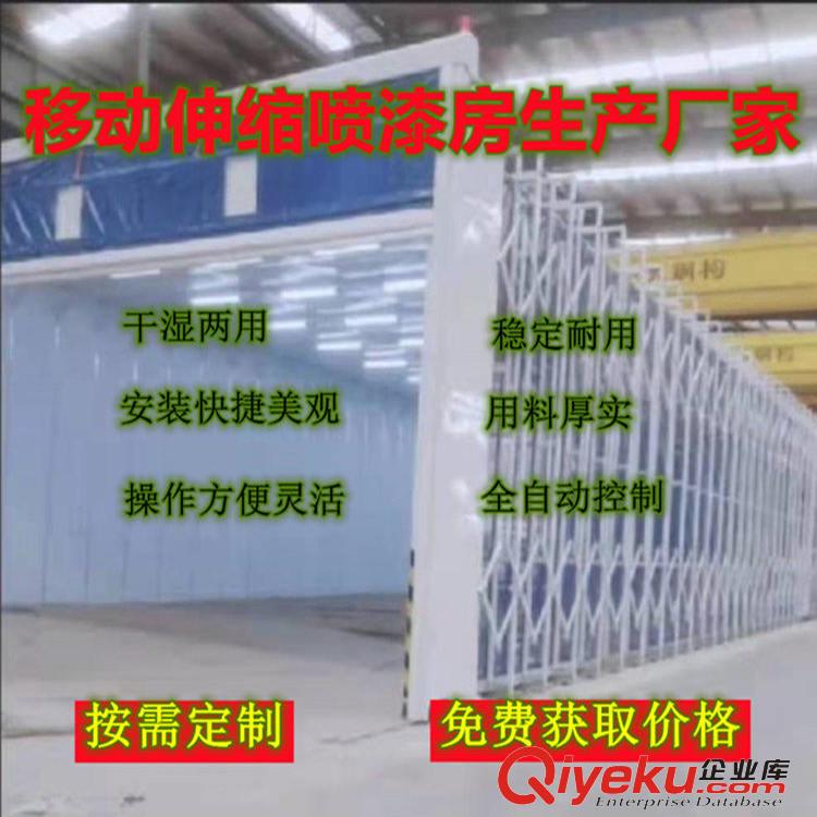 伸縮移動噴漆房 結構及功能