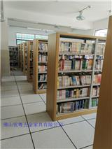 廣西六層鋼木書架定制多層閱覽室鐵書架六層檔案室資料架廠家拆裝