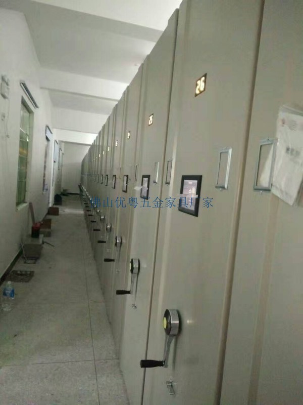 廣州鋼制木護板雙面書架移動密集架拆裝鋼木家具生產廠家原始圖片2