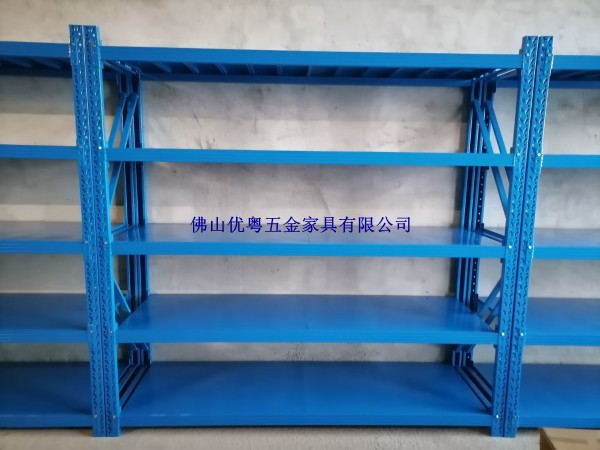 大良玻璃方管懸臂貨架移動式貨架組裝鋼體鋼板貨架廠家原始圖片2
