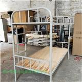 中山市雙層鐵床上下鋪鐵床批發(fā)圓管鐵床工地木板午睡鐵床廠家