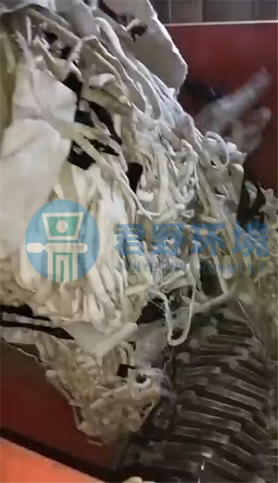 布带编织物破碎