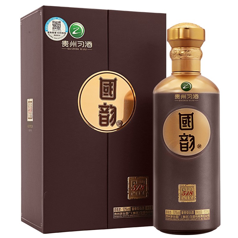 习酒国韵518酱香型53度500ml 