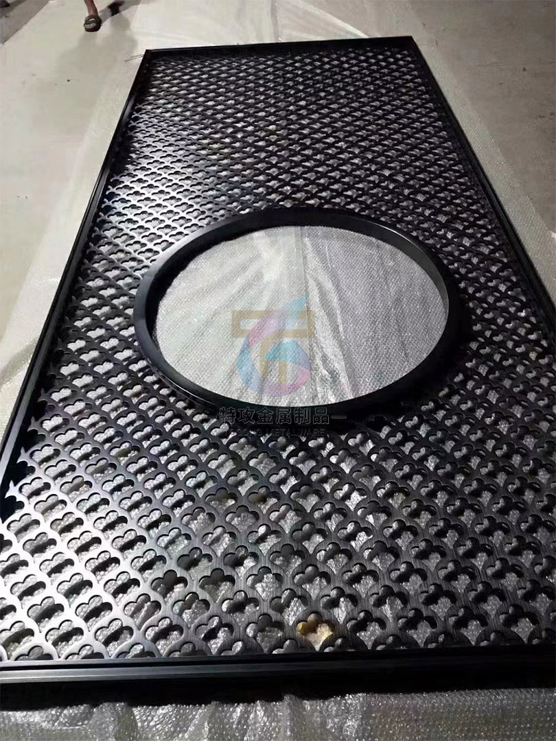 售樓部不銹鋼屏風花格_鏤空不銹鋼屏風_新中式金屬屏風隔斷定制