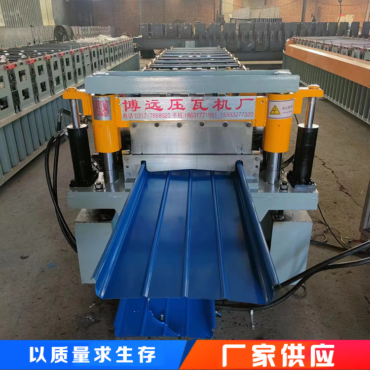彩鋼鋁鎂錳設備 430高立邊鋁鎂錳壓瓦機 博遠壓型設備原始圖片2