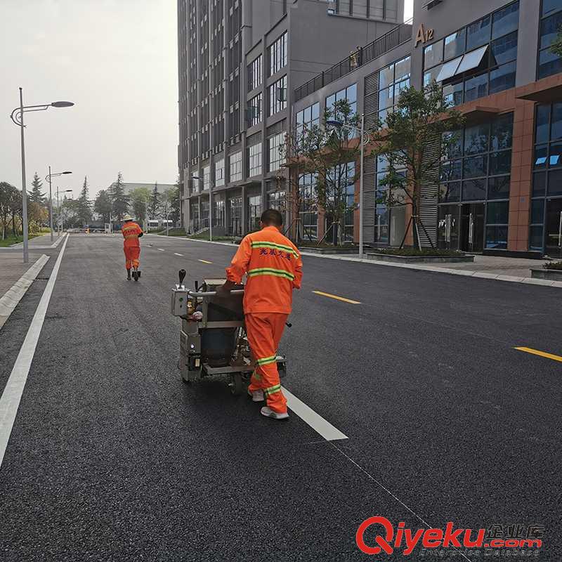 園區公路熱熔標線 重慶工廠內部道路劃線公司原始圖片3