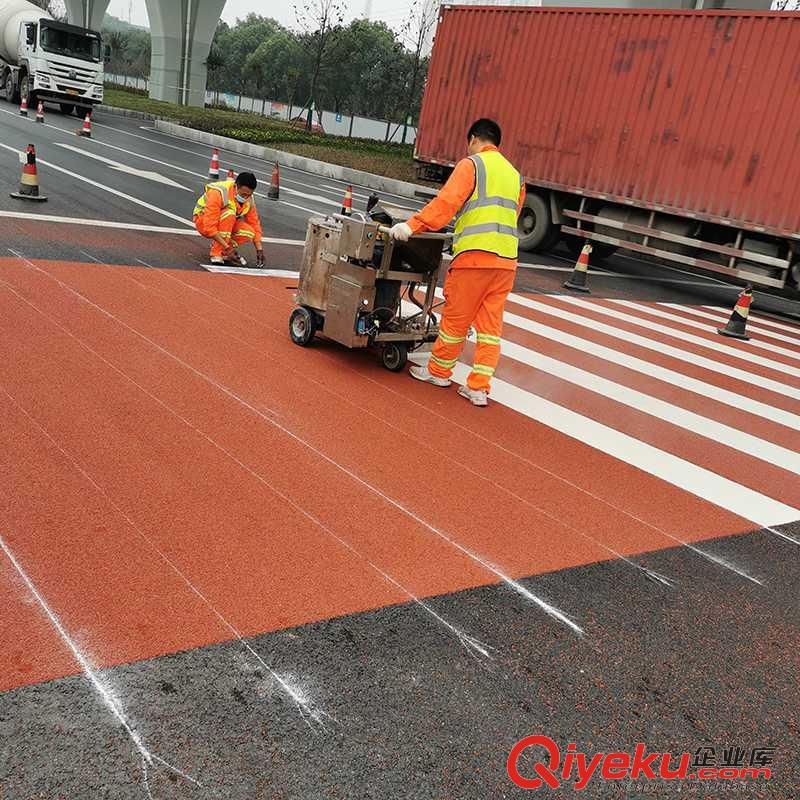北碚工廠內部道路劃線 重慶熱熔反光劃線公司 持久耐磨原始圖片3