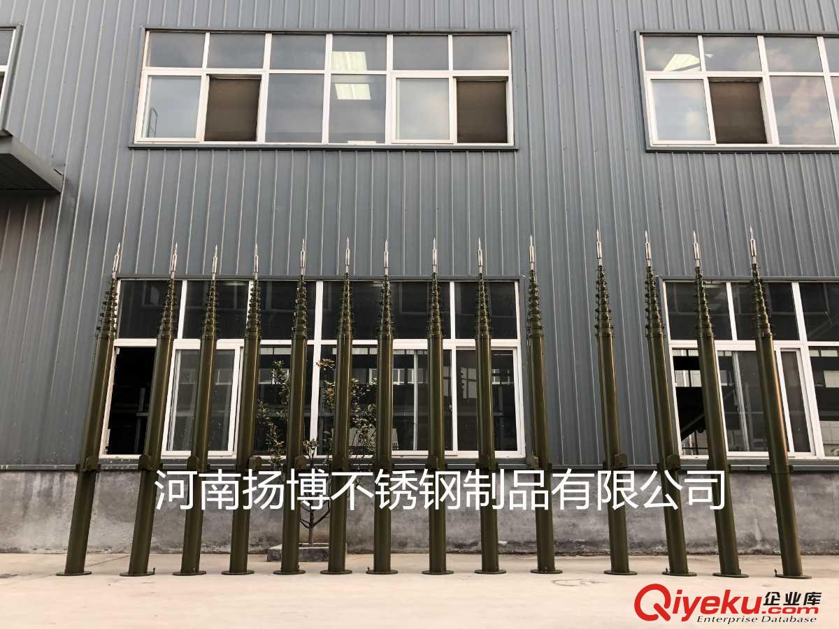 3米5米8米手搖電動一體天線升降桿野外移動升降避雷針伸縮桿