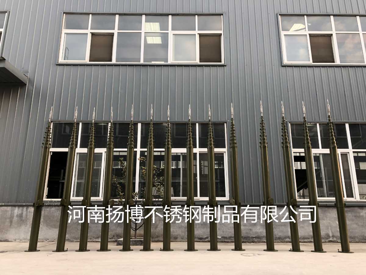 8米15米20米25米30米野外手搖移動升降桿避雷針車載電動天線伸縮支架原始圖片3