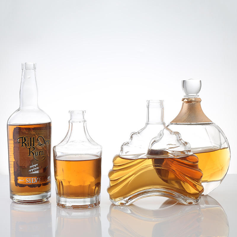 玻璃白酒瓶定做廠家，玻璃洋酒瓶加工廠家原始圖片2