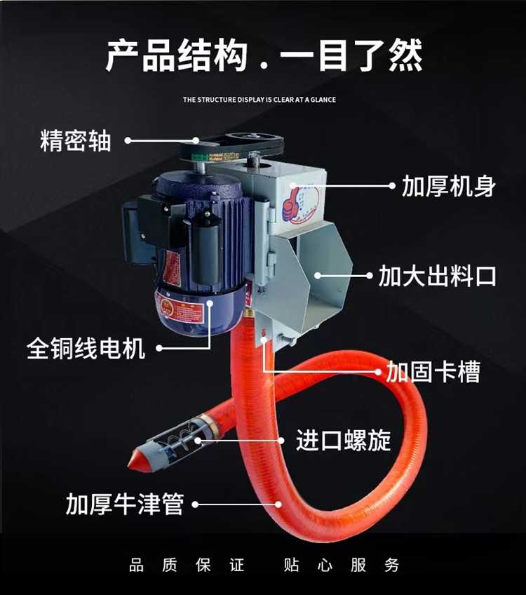 4米軟管絞龍喂料機(jī)玉米小麥裝車抽谷機(jī)省時原始圖片3