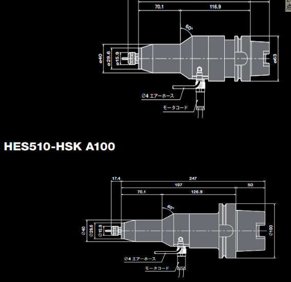 NAKANIAHI中西大扭矩電主軸BMS-4020