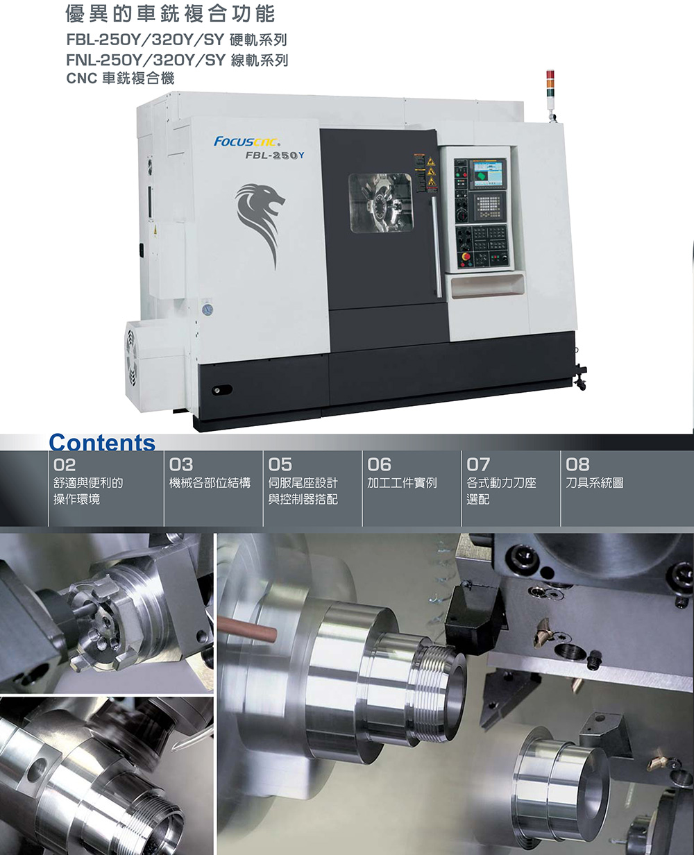 FBL-250Y/320Y/SY硬軌系列車銑復(fù)合機(jī)原始圖片2