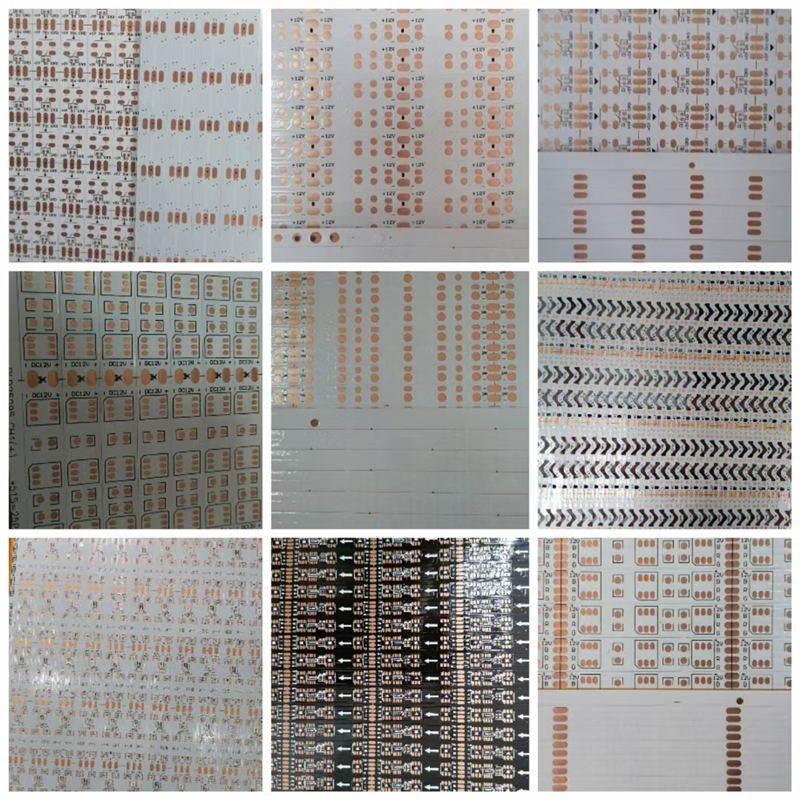 超薄柔性LED铝基板 软性FPC板厂家 LED软灯带线路板