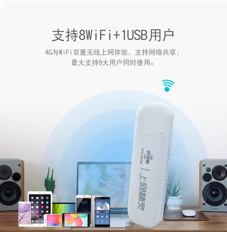 沃卡惠定制增强版随身MIFI