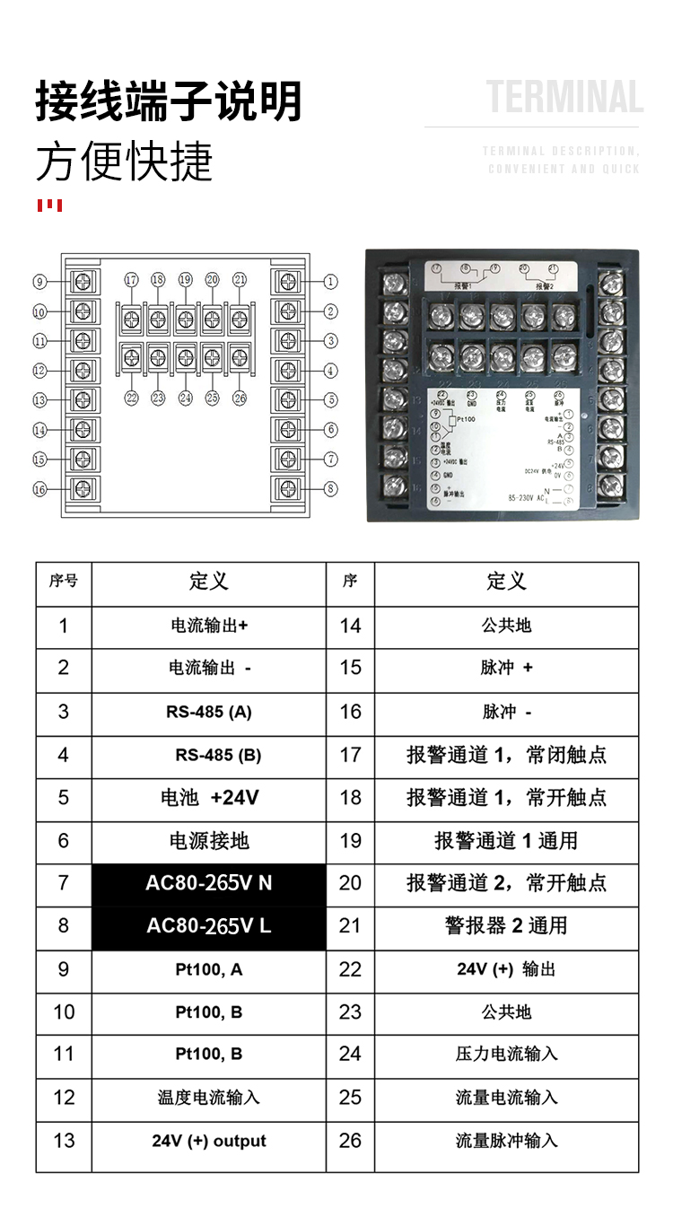 SXG-M智能流量積算儀瞬時累計蒸汽溫壓補償顯示原始圖片3