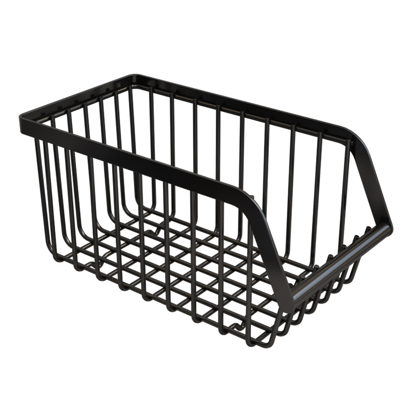 Home Storage & Organization Storage Baskets Metal Wire fridge storage rack