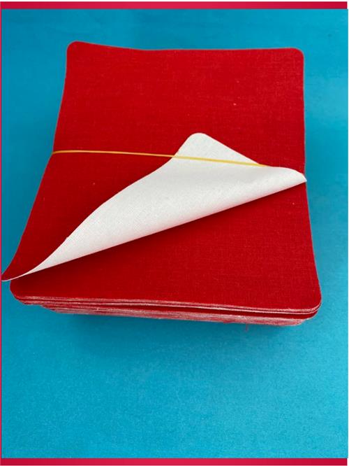 黑膏药布传统三层双面复合纯棉布 老式膏药布底布托做老膏药布料