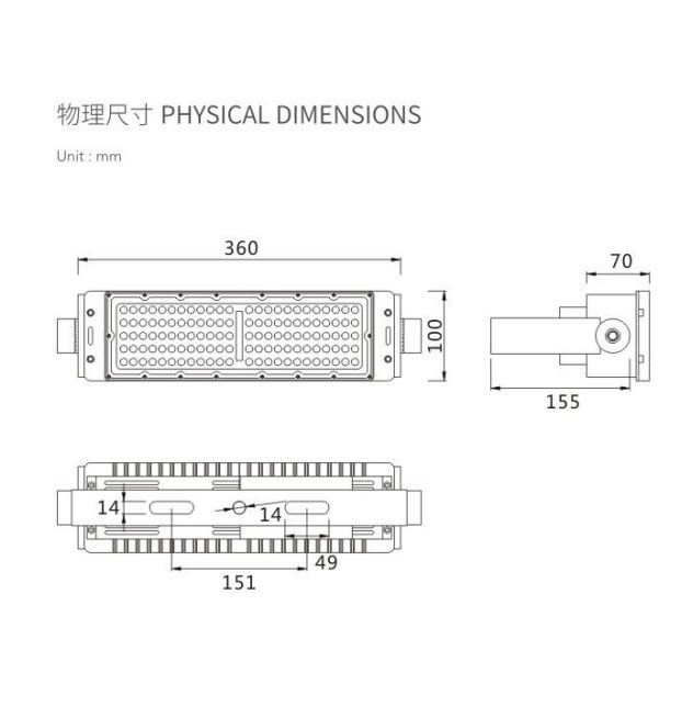 HC-SD3610 隧道燈