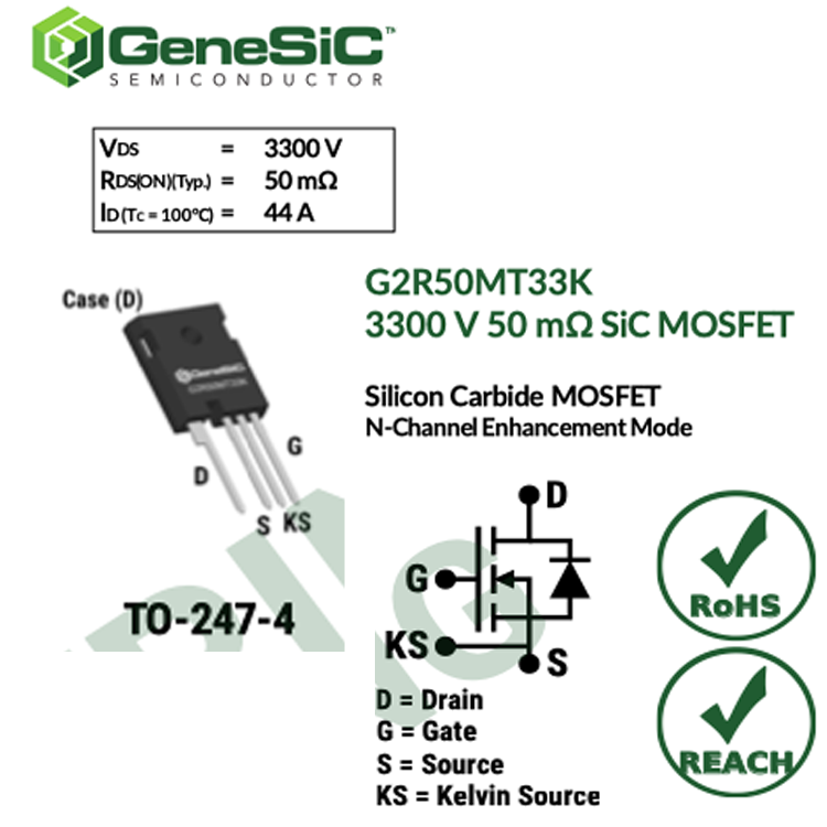 代理Genesic半導體公司全線產品G2R50MT33K