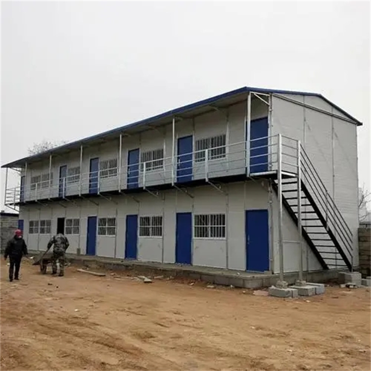 天津河東區(qū)彩鋼板房生產(chǎn)廠家 工地活動板房安裝 巖棉保溫板房原始圖片2