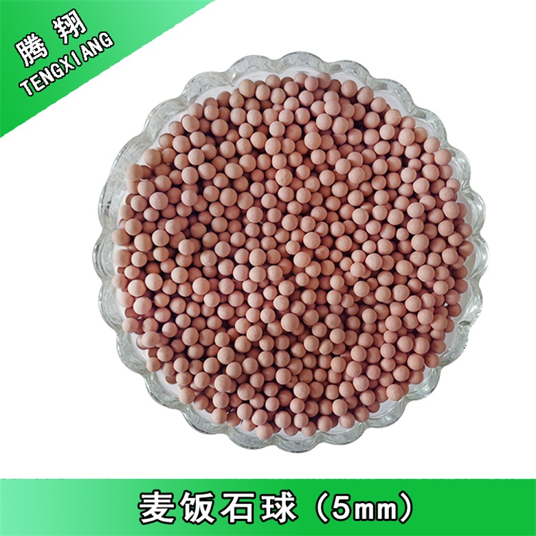 騰翔麥飯石陶粒水處理濾料內部微孔結構提高在水中的吸附和礦化功能