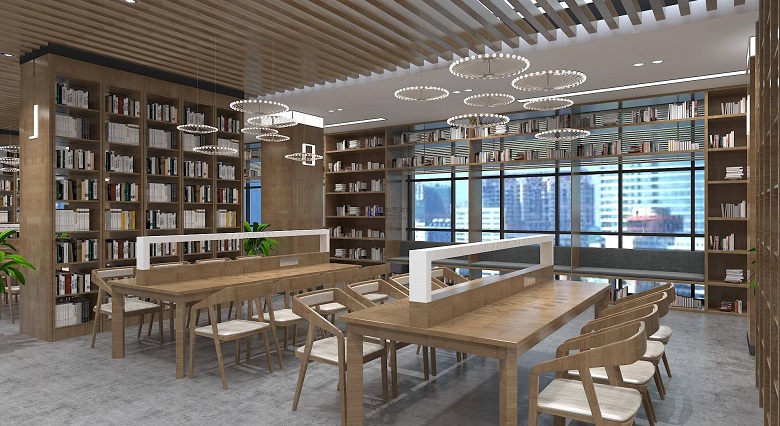 西安圖書館裝修，圖書館室內裝修，展廳裝修，博覽館裝修，閱覽室裝修