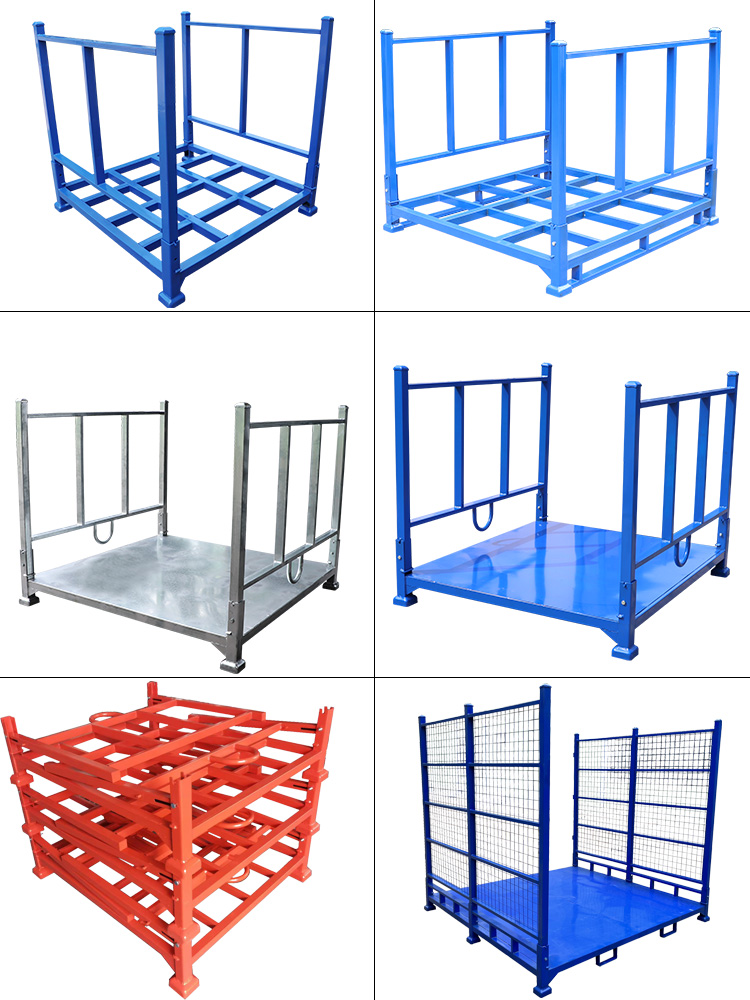 折疊布料堆垛架定制倉庫庫房重型鋼制巧固架冷庫堆高整理方管鐵架 原始圖片2