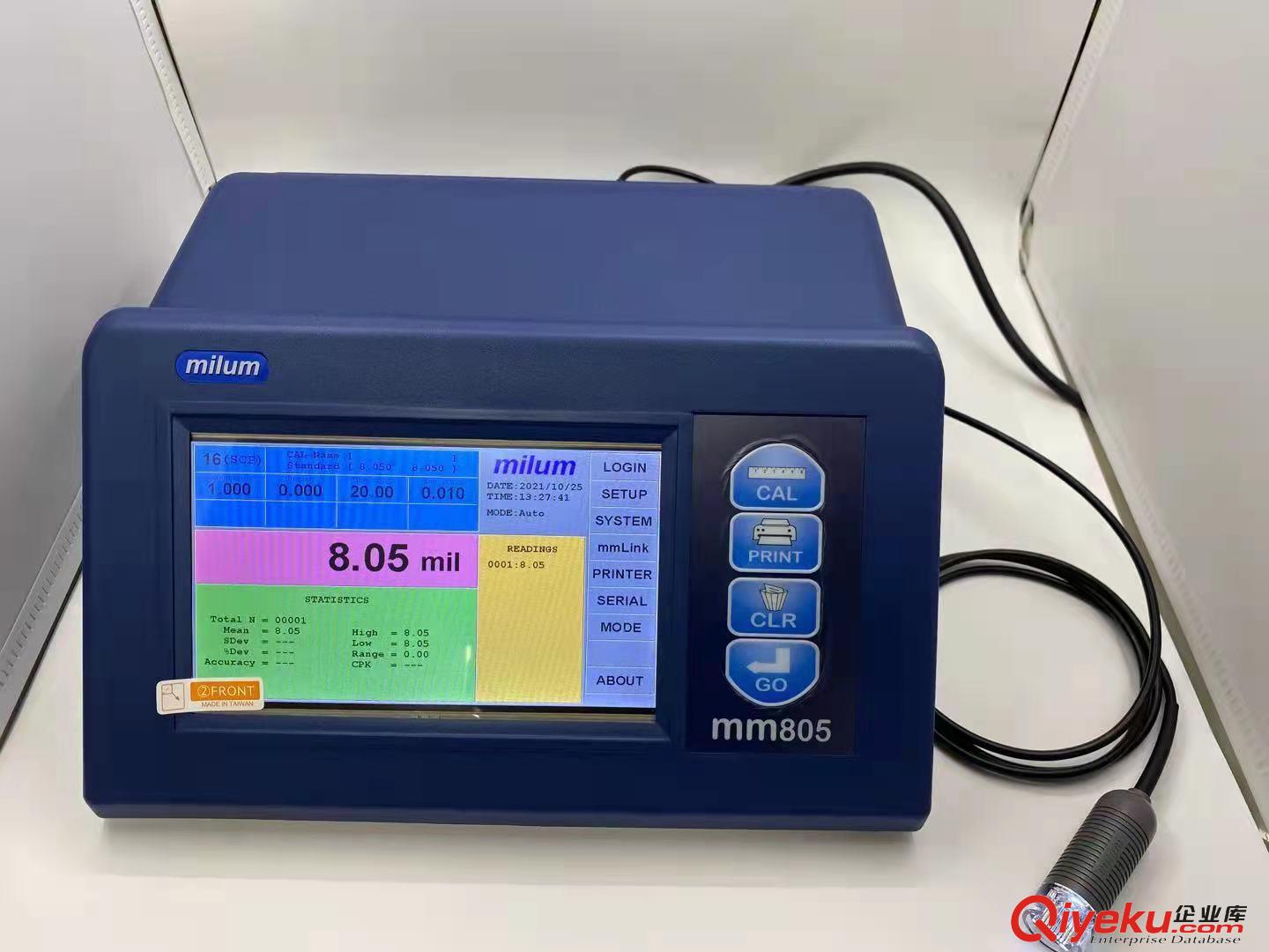 臺式孔面銅測厚儀milum805