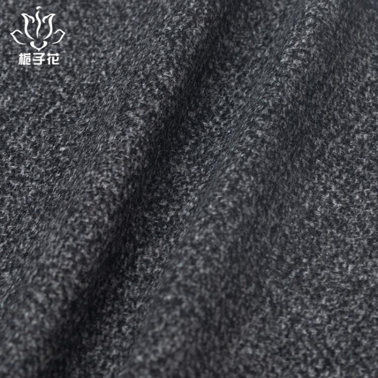 供應(yīng)50%毛化混紡平紋港花呢布料 粗紡花呢面料呢子布原始圖片2