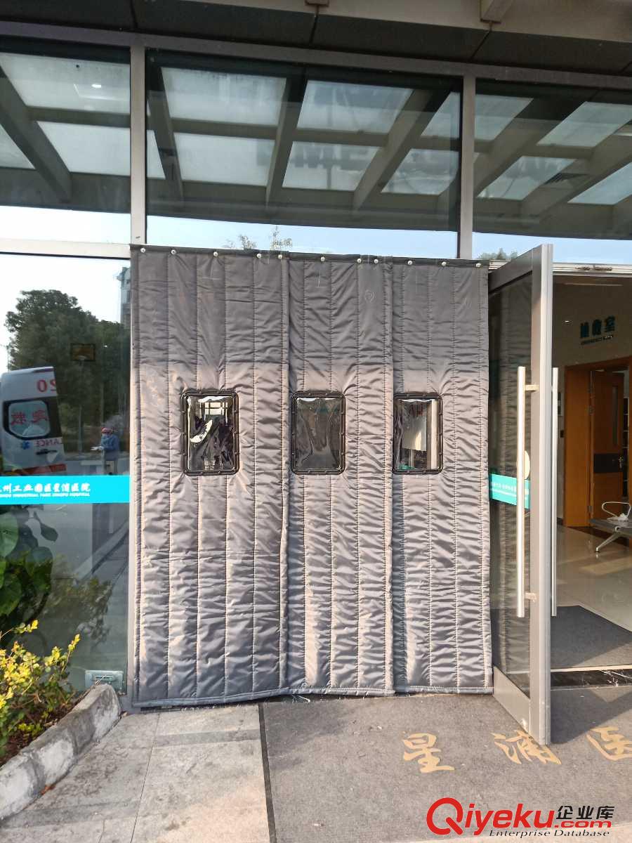 供應蘇州磁吸門簾 折疊滑動門簾 棉門簾 PVC門簾 保溫門簾原始圖片3